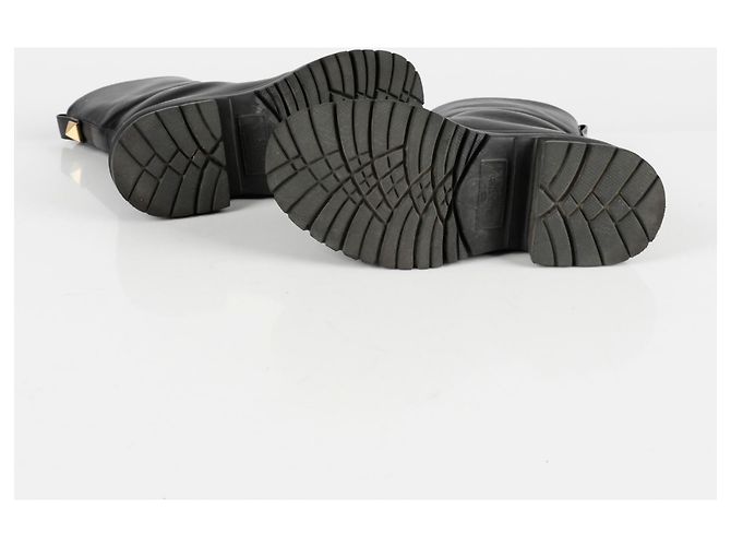 Valentino Stivaletti Roman Stud Nero - vista 11