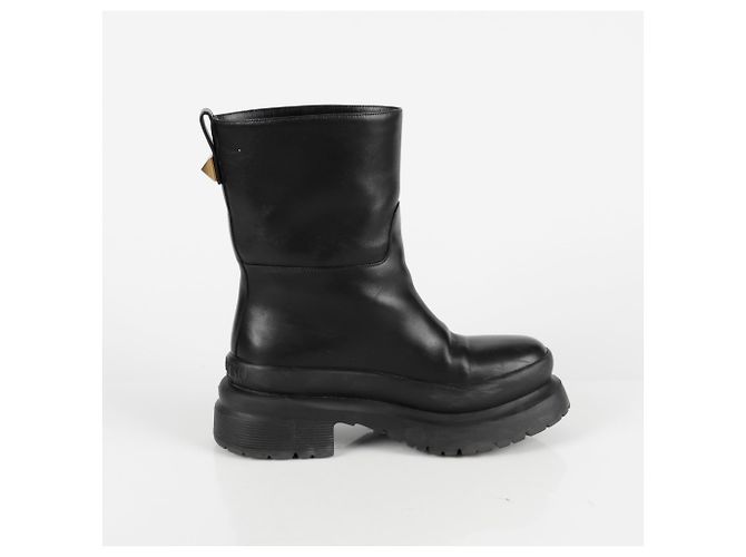Valentino Stivaletti Roman Stud Nero - vista 6