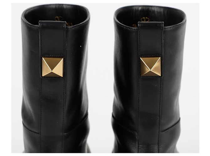 Valentino Stivaletti Roman Stud Nero - vista 9