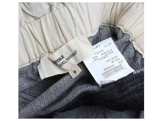 Falda de denim negra Isabel Marant Negro - vista 3