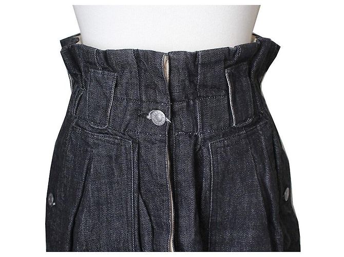 Falda de denim negra Isabel Marant Negro - vista 4