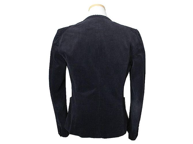 Navy Cord-Jacke Isabel Marant Étoile Blau - Ansicht 2