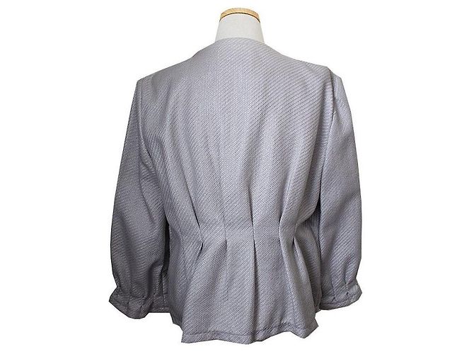 Hellgraue Zip-Jacke von Armani Braun - Ansicht 2