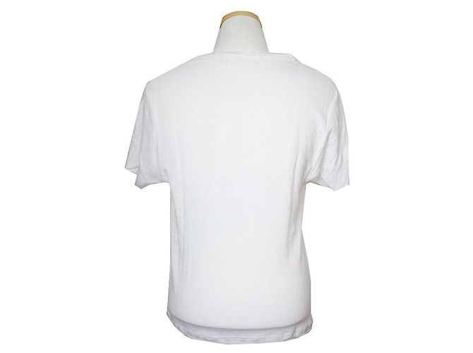 Ivory U-Ausschnitt Leinen T-Shirt von Isabel Marant Étoile Weiß - Ansicht 2