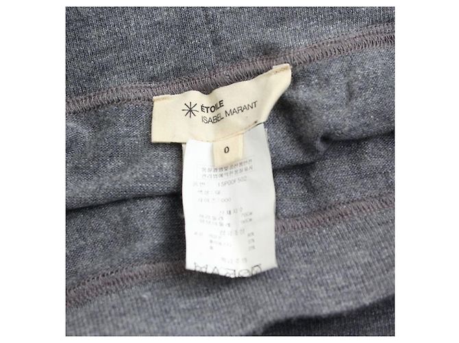 Joggers Grises Slim Fit Isabel Marant Étoile Castaño - vista 3