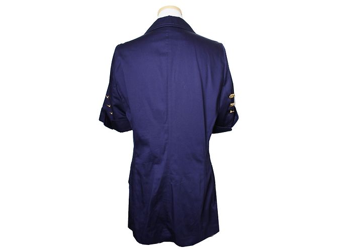 Escada Royal Blue Double Button Jacket - view 2