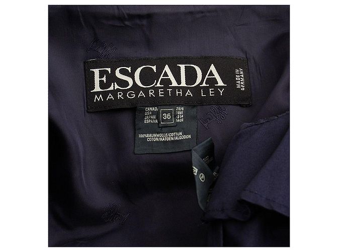 Escada Royal Blue Double Button Jacket - view 3