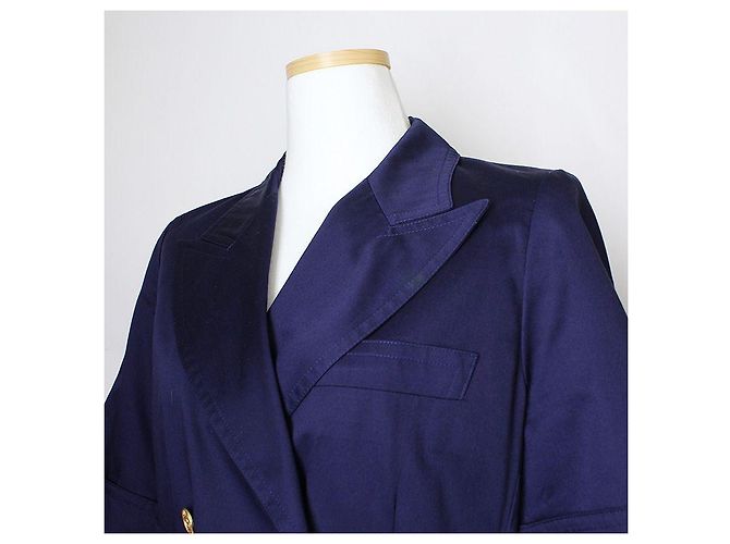 Escada Royal Blue Double Button Jacket - view 5