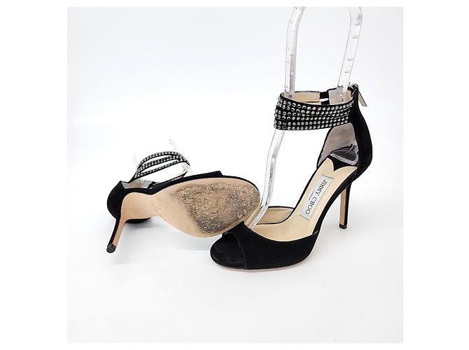 Jimmy Choo Scarpe aperte in scamosciato - vista 4
