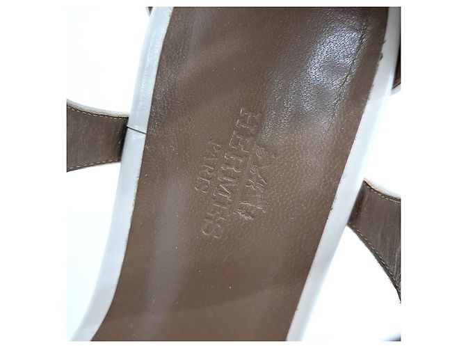 Hermès Sandalen Weiß - Ansicht 6