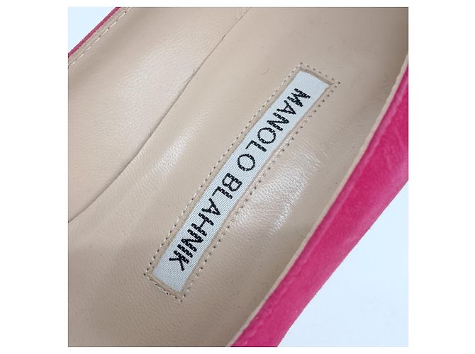 Scarpe in suede Manolo Blahnik - vista 6