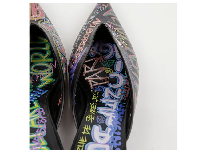 Balenciaga Mule Graffiti - vista 13
