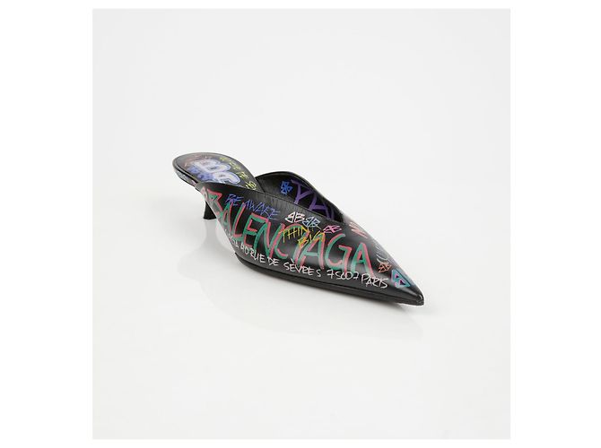 Balenciaga Mule Graffiti - vista 2