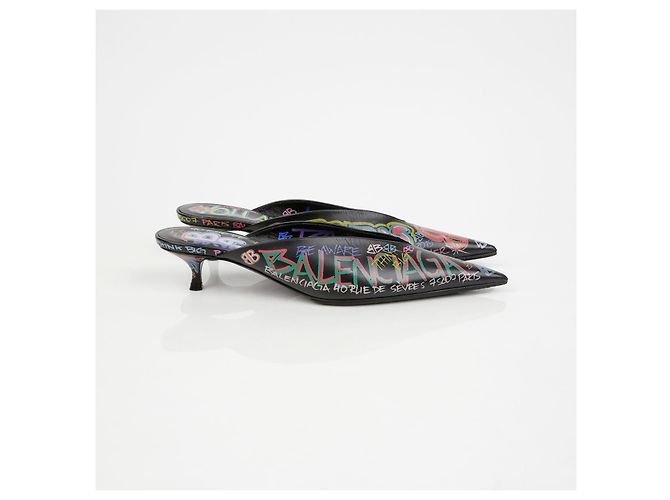 Balenciaga Mule Graffiti - vista 3