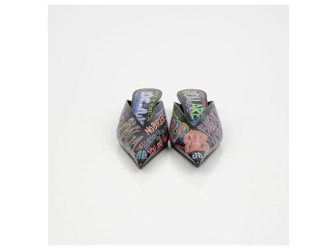 Balenciaga Mule Graffiti - vista 4