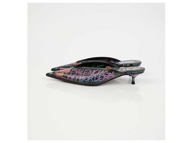Balenciaga Mule Graffiti - vista 6