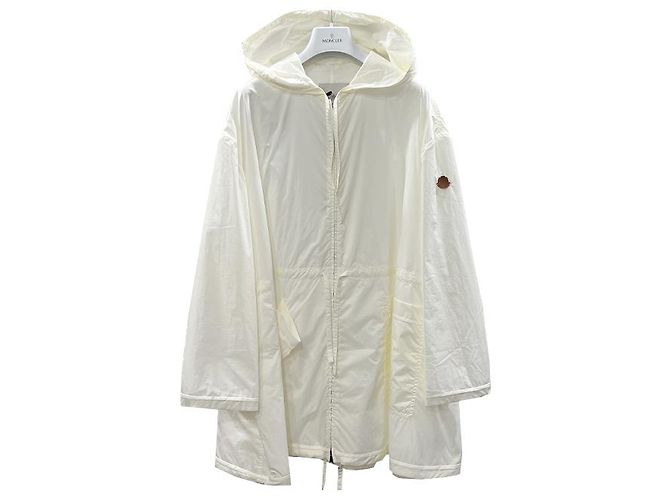 Chaqueta de lluvia Moncler SUIR con parche de logo blanca Blanco - vista 10
