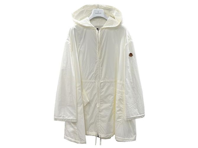 Chaqueta de lluvia Moncler SUIR con parche de logo blanca Blanco - vista 2