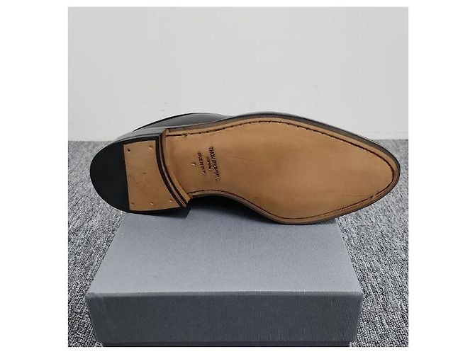 Thom Browne Varsity Grain Leather Penny Loafer Mule - view 7