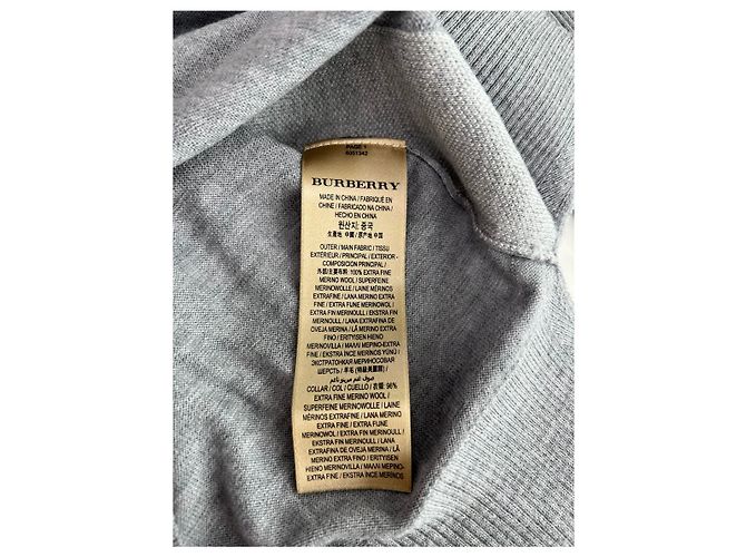 Burberry Meigan Wollkarierter Damenstrickpullover MITTELGRAU Braun - Ansicht 21