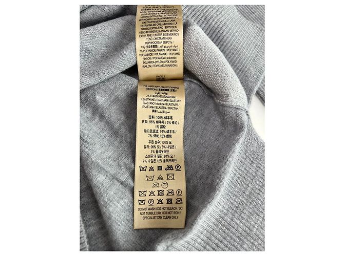 Burberry Meigan Wollkarierter Damenstrickpullover MITTELGRAU Braun - Ansicht 22