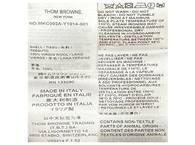 Thom Browne Cardigan aus Merinowolle mit diagonalen Streifen Schwarz - Ansicht 6