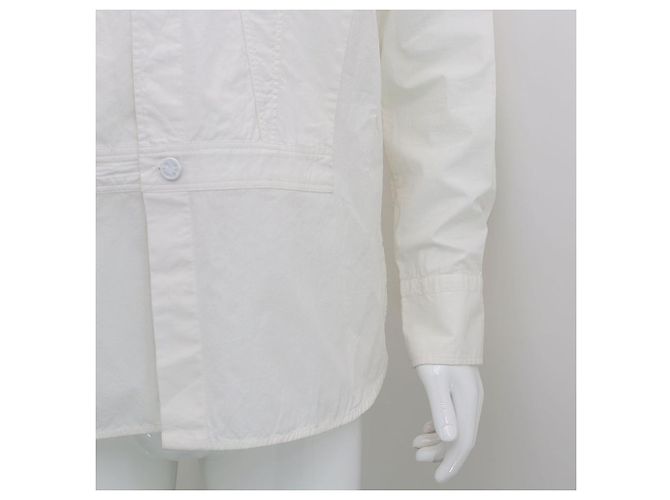 Louis Vuitton Giacca Camicia Bianca a Maniche Lunghe per Uomo JLF Bianco - vista 3