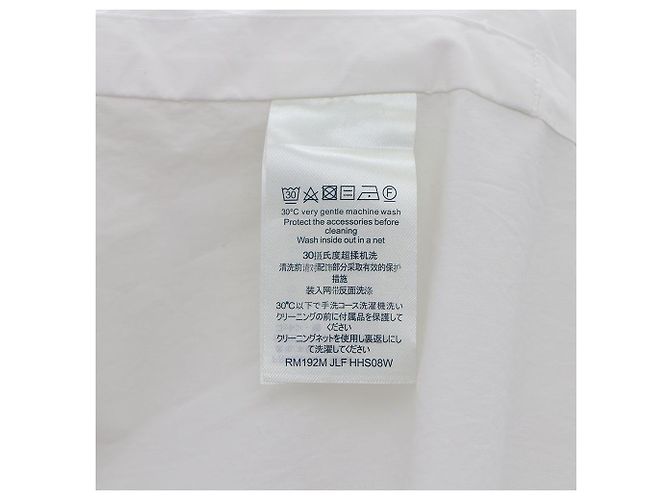 Louis Vuitton Giacca Camicia Bianca a Maniche Lunghe per Uomo JLF Bianco - vista 8