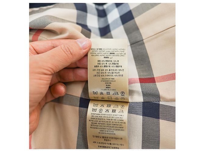 Abrigo Trench Largo Harbourne Burberry Negro - vista 14
