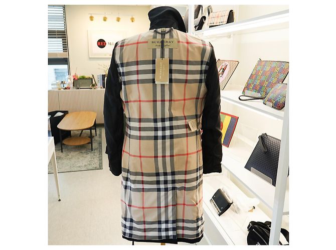 Abrigo Trench Largo Harbourne Burberry Negro - vista 15