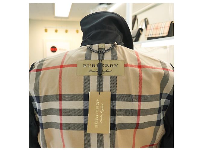 Abrigo Trench Largo Harbourne Burberry Negro - vista 18