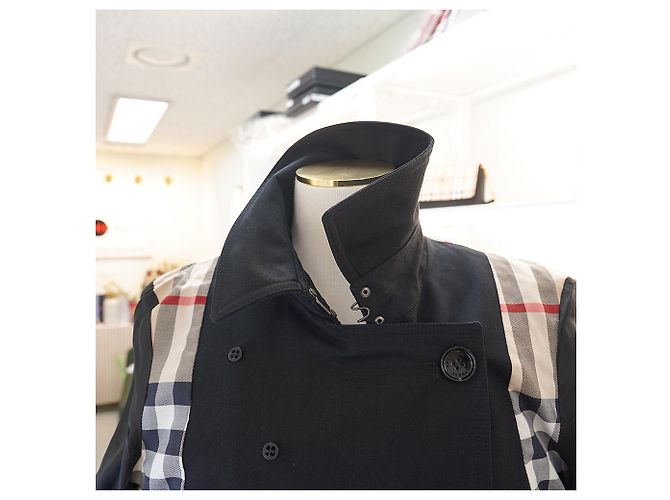 Abrigo Trench Largo Harbourne Burberry Negro - vista 19