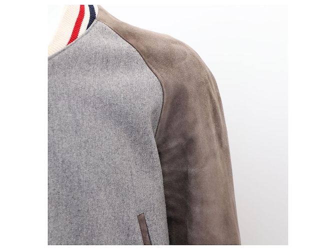 Thom Browne Giacca Bomber Marrone - vista 3