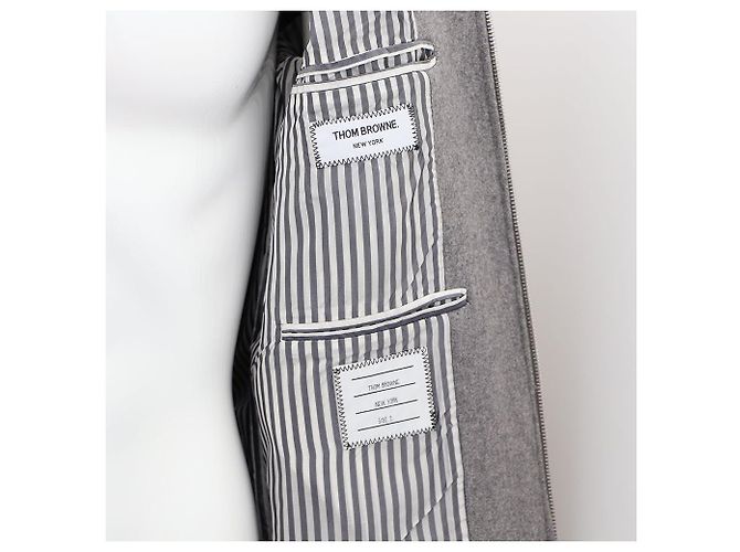 Thom Browne Giacca Bomber Marrone - vista 9