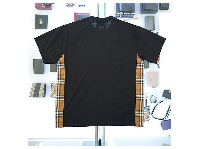Burberry Women's Short Sleeve T-shirt CARIS CHK BLACK - view 14