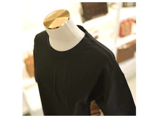 Burberry Women's Short Sleeve T-shirt CARIS CHK BLACK - view 5