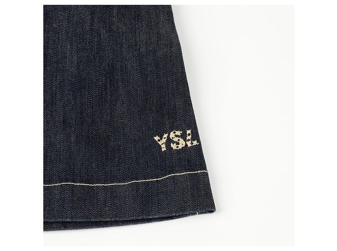 Saint Laurent Denim-Shorts Größe Blau - Ansicht 6