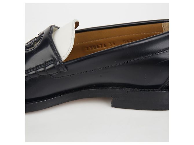 Gucci Verschlungene Slipper Größe Schwarz - Ansicht 13