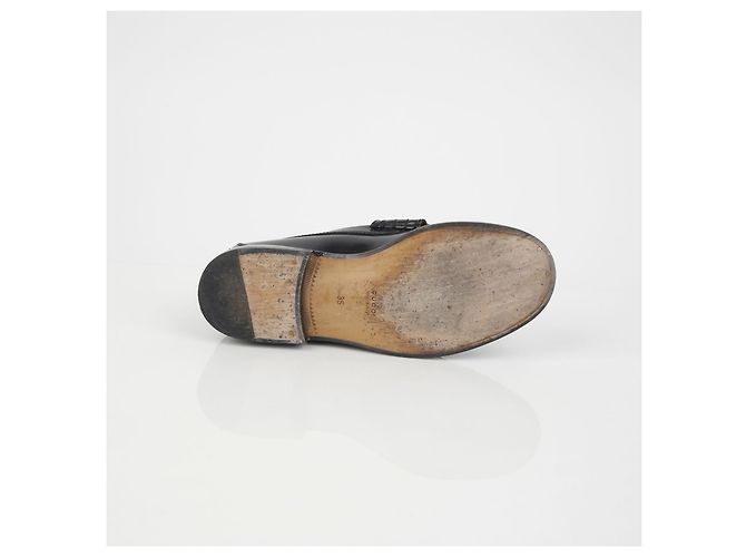Gucci Verschlungene Slipper Größe Schwarz - Ansicht 15