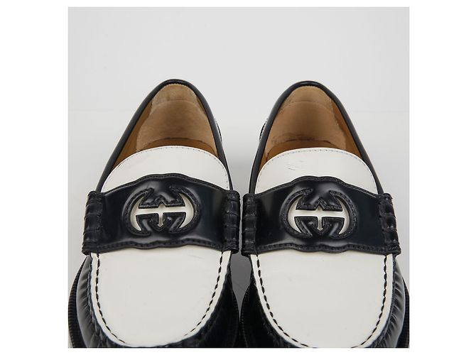 Gucci Verschlungene Slipper Größe Schwarz - Ansicht 5