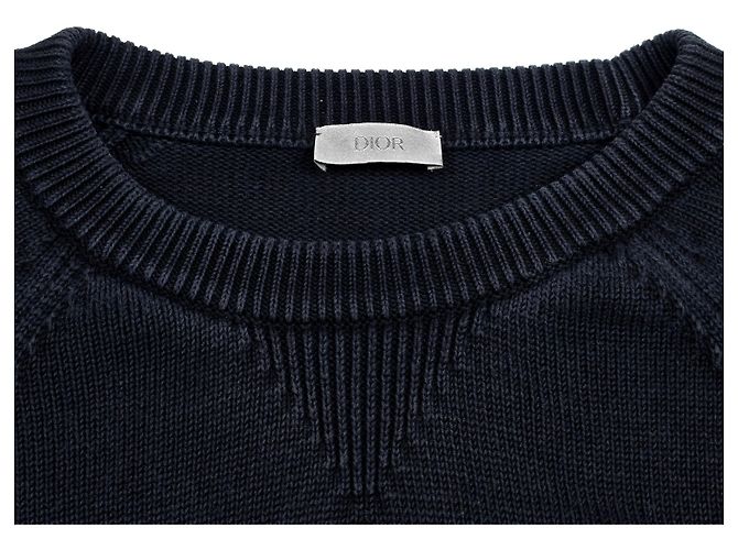 Dior Oblique Insert Knit Blue - view 4