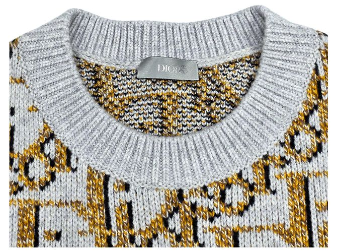 Dior Maglia Obliqua Marrone - vista 4