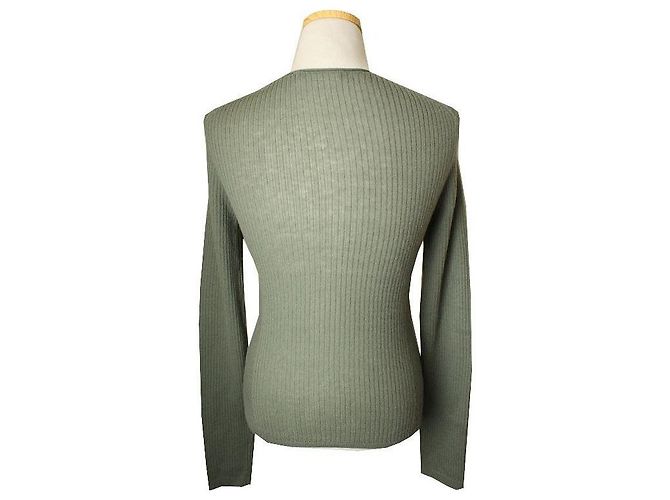 Vince XS Khaki Cashmere Stricktop Braun - Ansicht 2