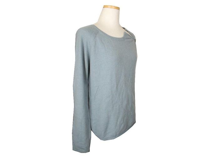 Zadig & Voltaire Mintblaues Cashmere-Strickoberteil - Ansicht 2