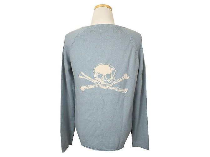 Zadig & Voltaire Mintblaues Cashmere-Strickoberteil - Ansicht 4