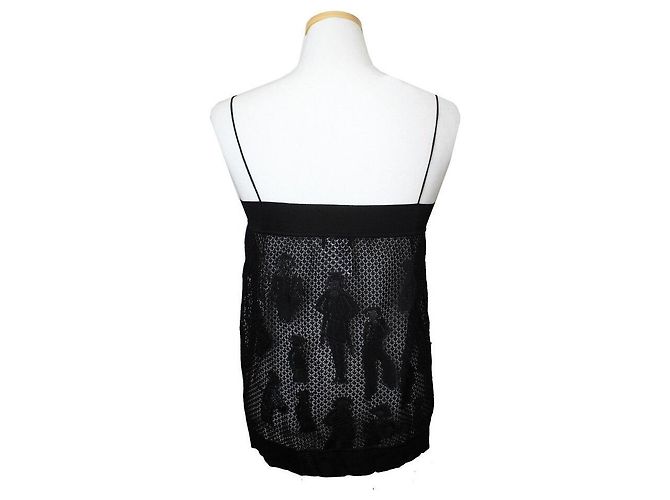 Chanel Top de encaje negro - vista 2