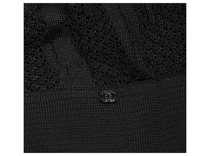 Chanel Top de encaje negro - vista 3