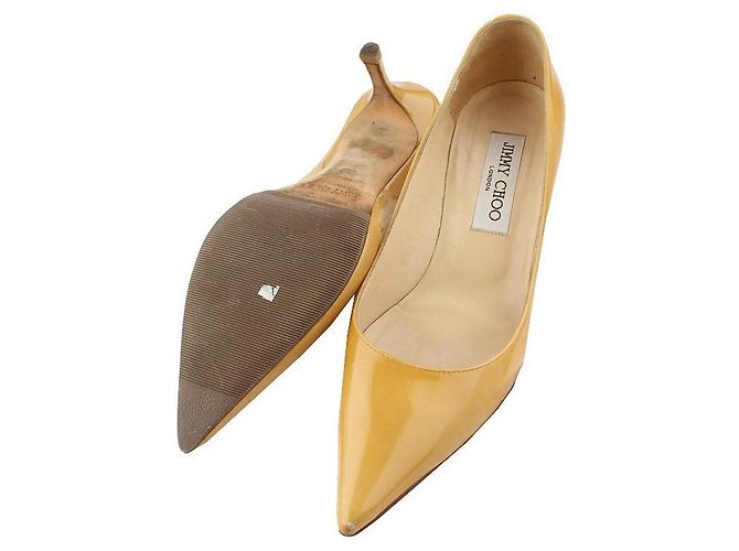 Jimmy Choo Lackschuhe Gelb - Ansicht 4