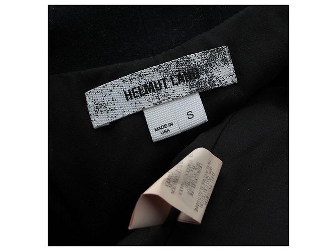 Schwarze Samt-Zip-Jacke von Helmut Lang - vista 3