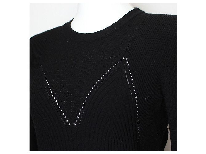 Kenzo Top de punto negro - vista 4